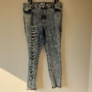 Crave Fame by Almost Famous Ripped Skinny Jeans